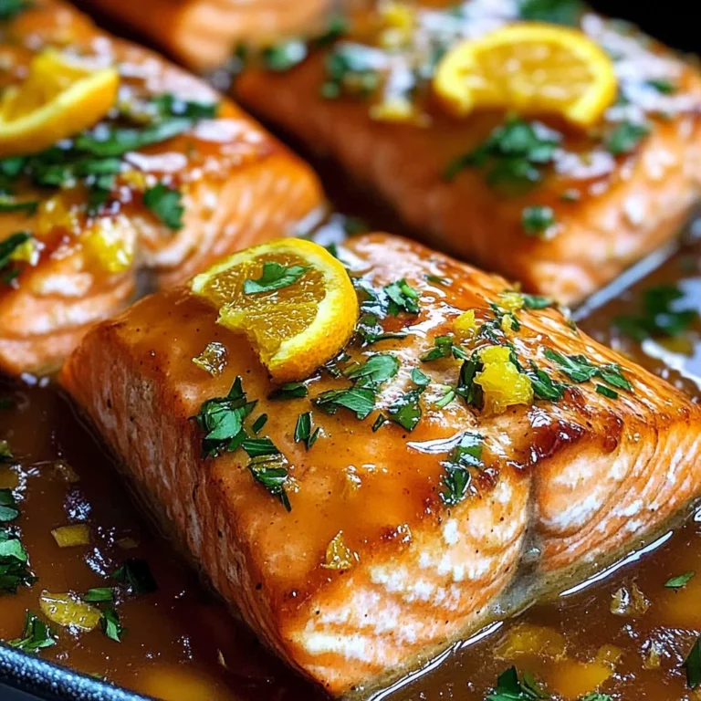 Orange Glazed Salmon
