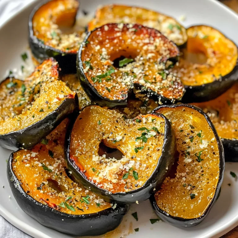 Parmesan Herb Roasted Acorn Squash