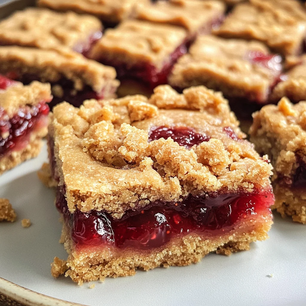 Peanut Butter and Jelly Bars