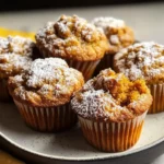Spiced Baked Pumpkin Muffins