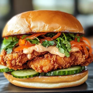 Thai Fried Chicken Sandwich