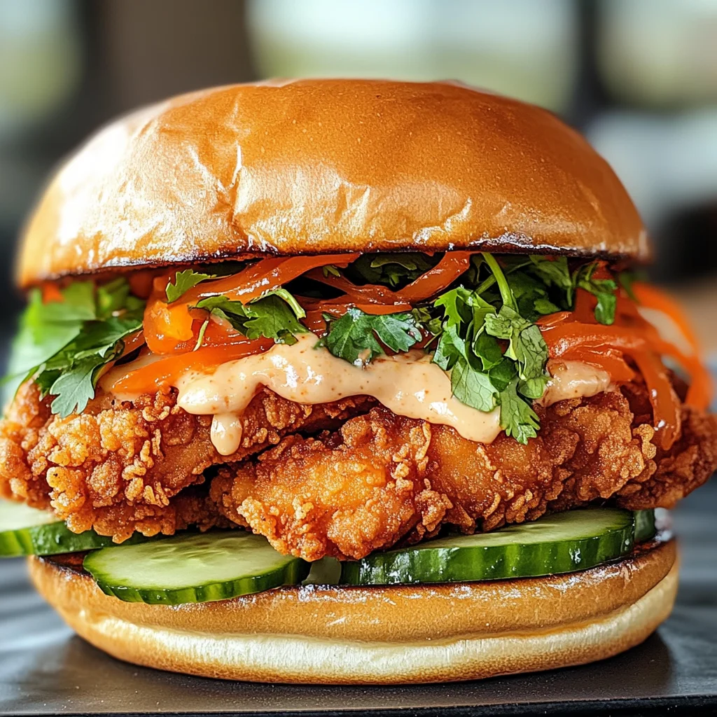 Thai Fried Chicken Sandwich