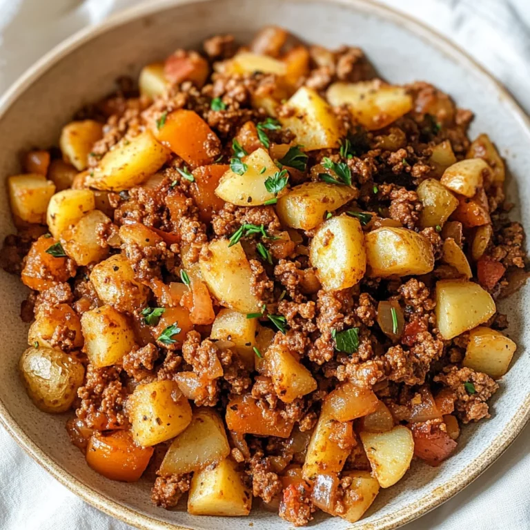 Create a Delicious Ground Turkey with Potatoes in Just 5 Steps!