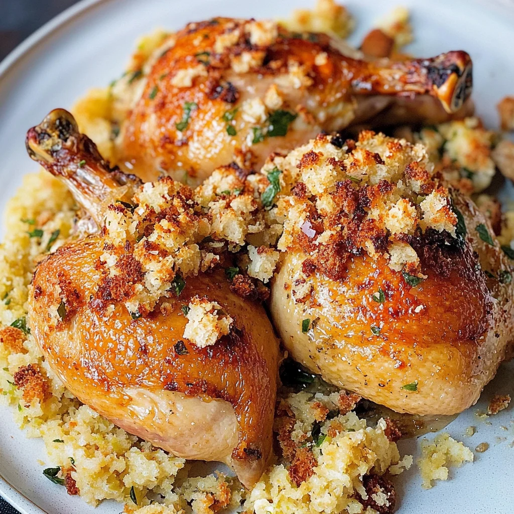 Stuffed Cornish Game Hens