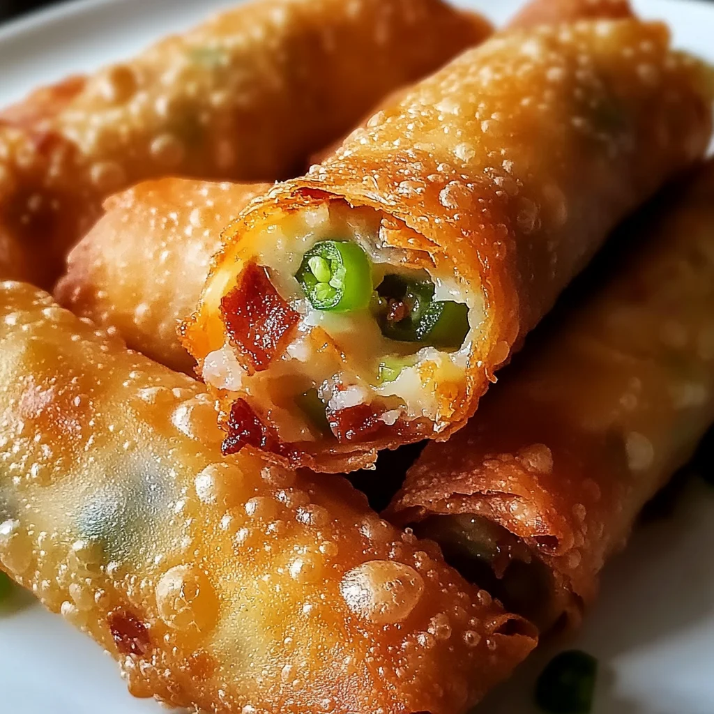 Bacon Jalapeño Eggrolls
