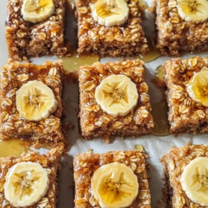 Banana Oatmeal Bars