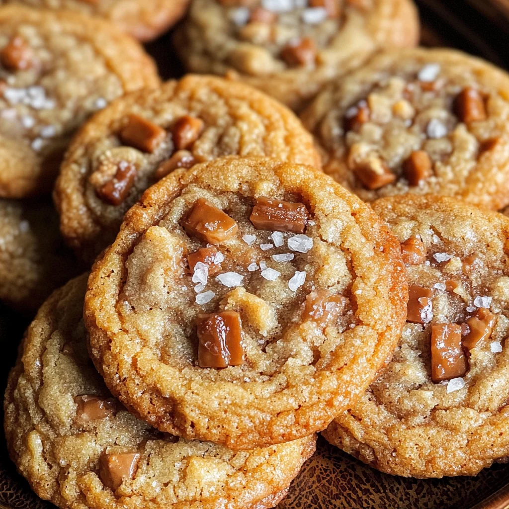 Brown Butter Coffee Toffee Cookies