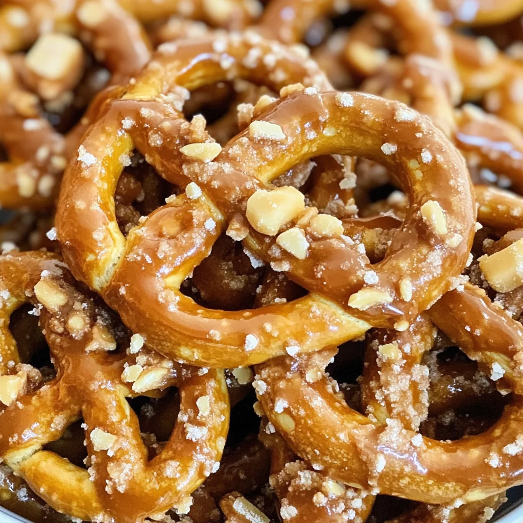Butter Toffee Pretzels