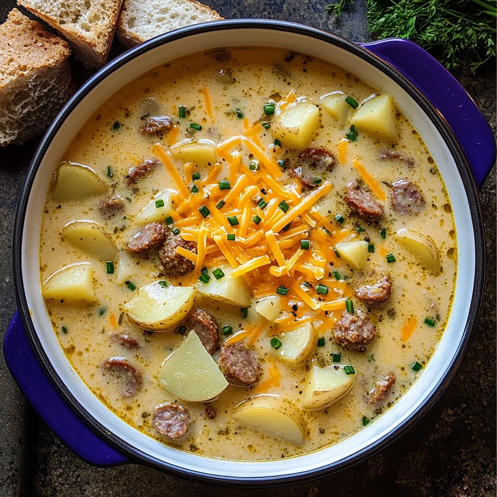Classic Pork Sausage Potato Soup
