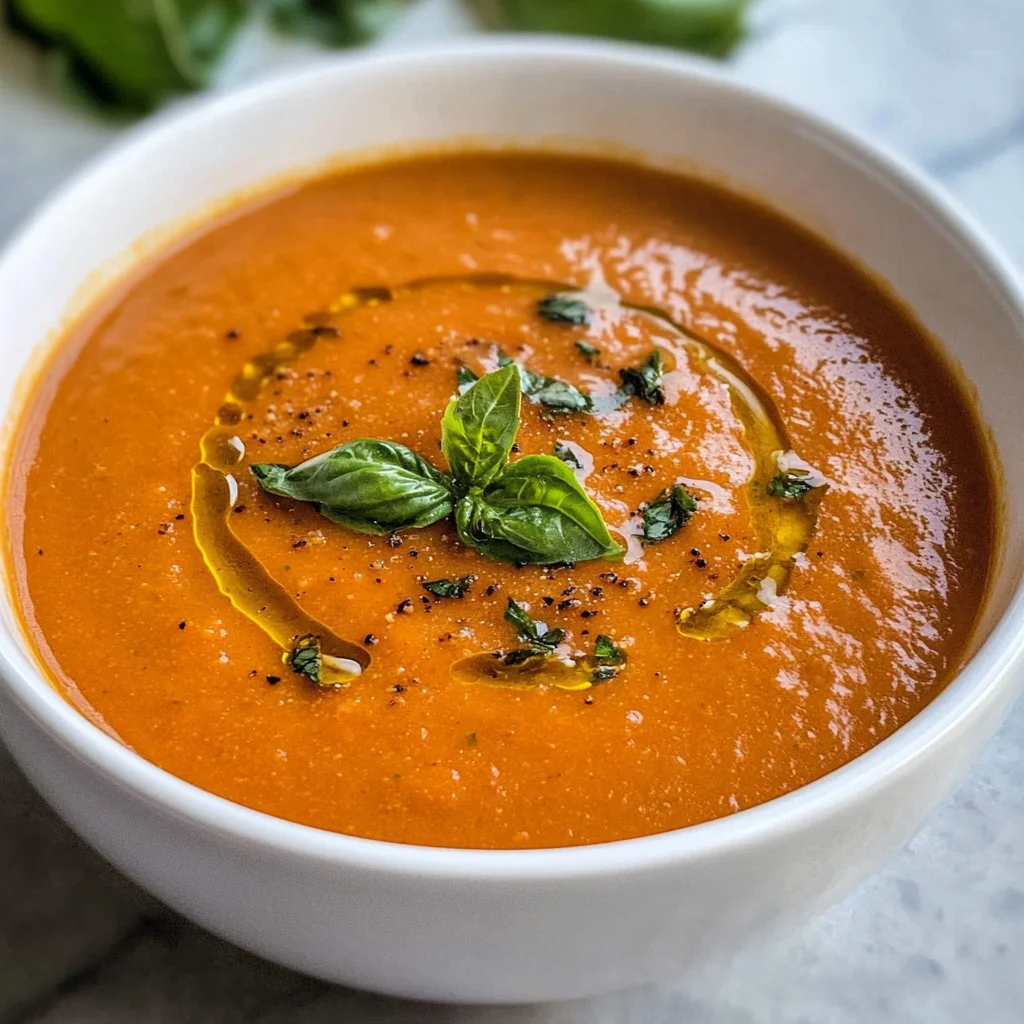 Creamy Tomato Basil Soup
