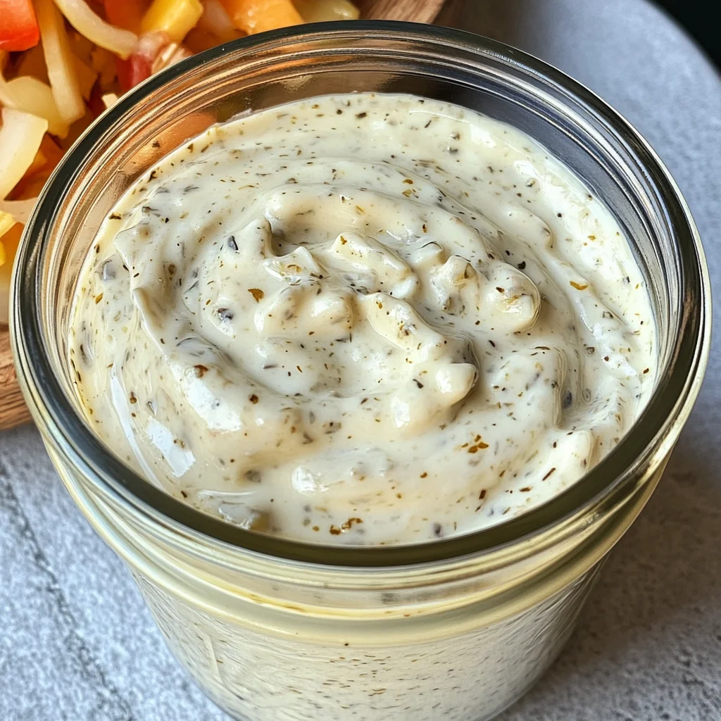 Easy Homemade Creamy Italian Salad Dressing Recipe