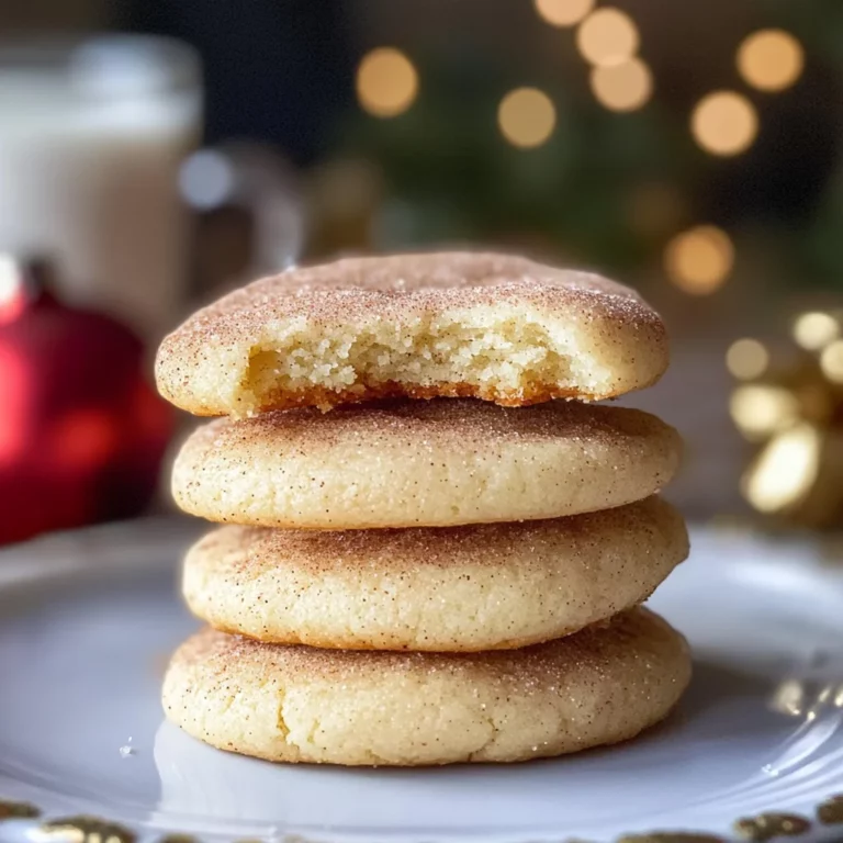 Eggnog Snickerdoodles