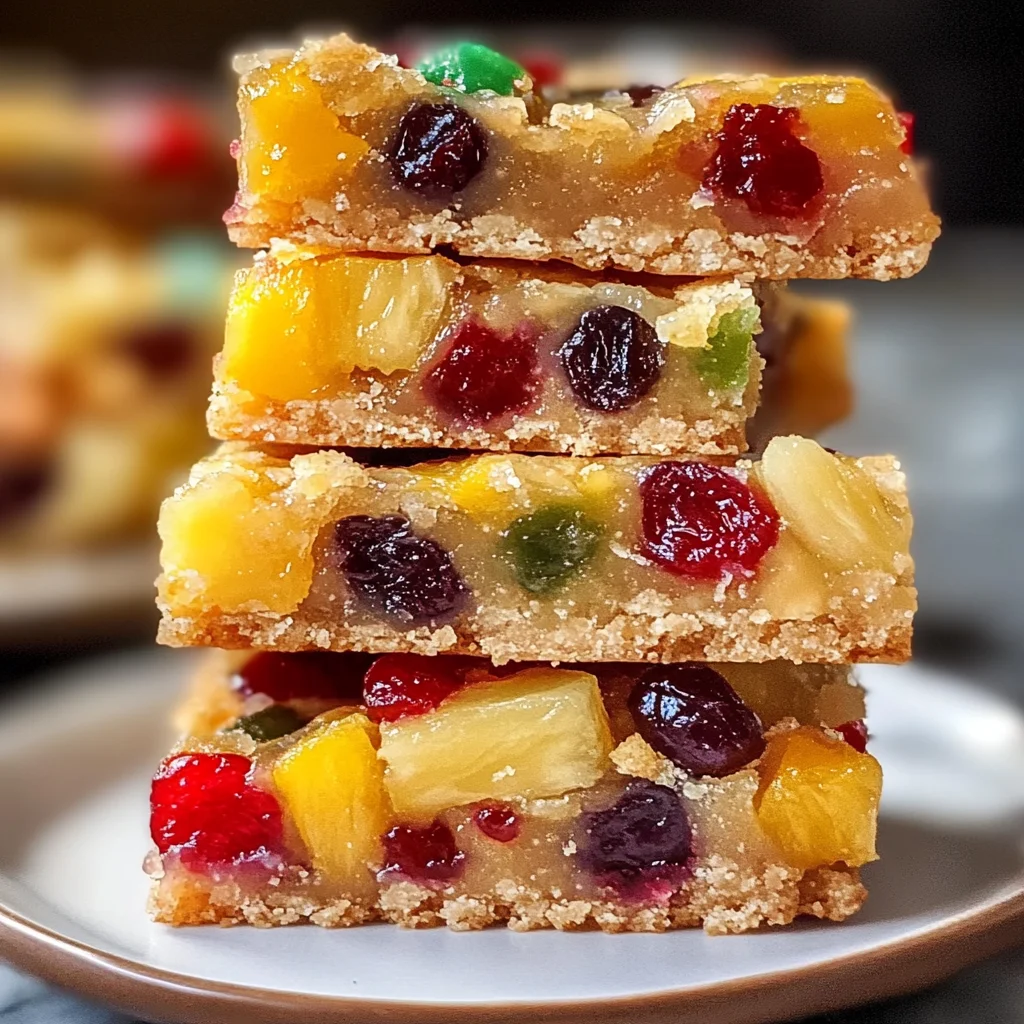 Festive Christmas Fruitcake Bars
