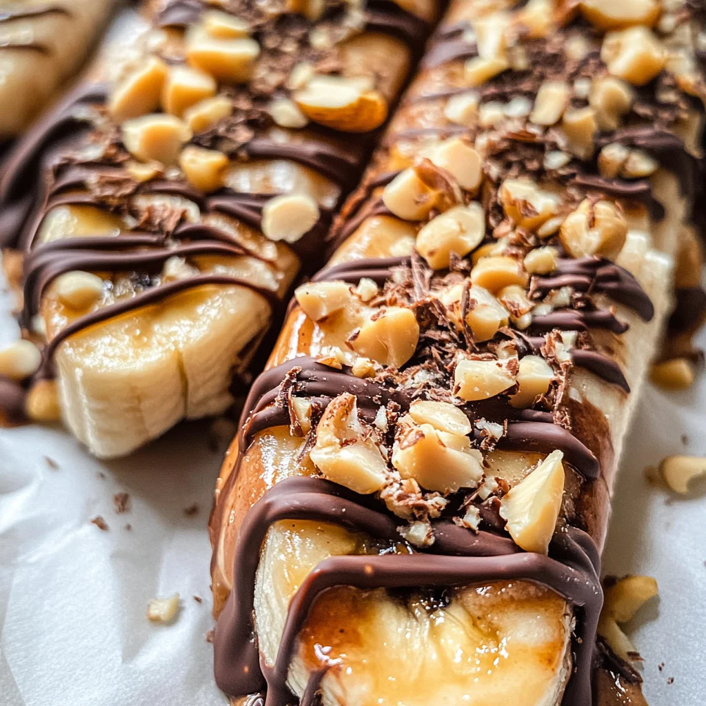 Frozen Banana Snickers