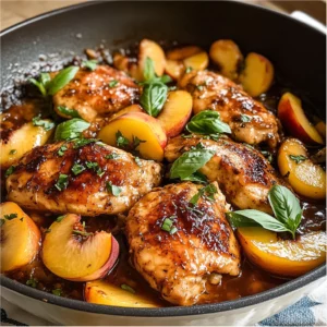 Honey Butter Peach Chicken