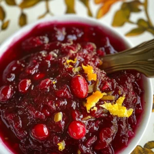 Ina Garten’s Make Ahead Cranberry Sauce