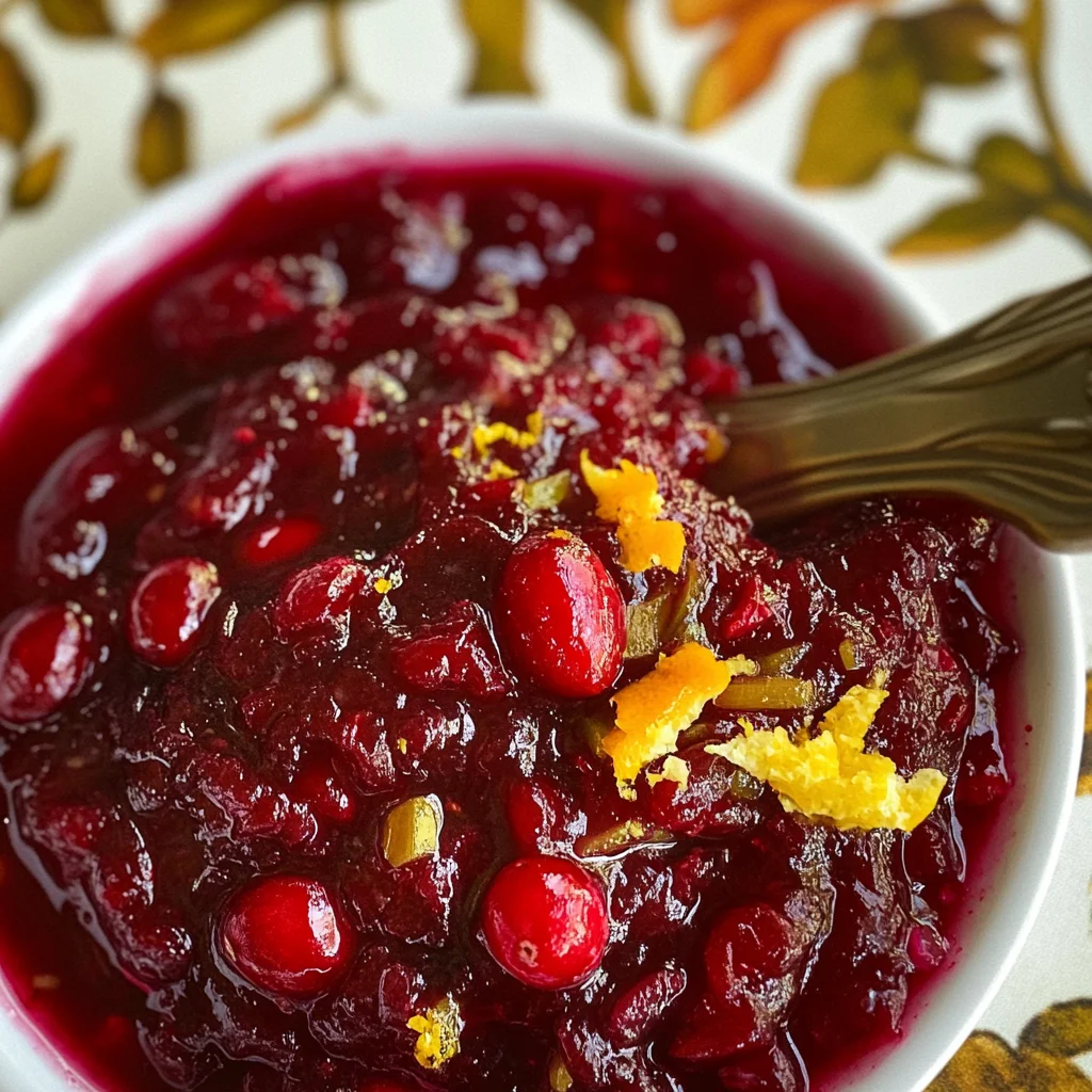 Ina Garten’s Make Ahead Cranberry Sauce