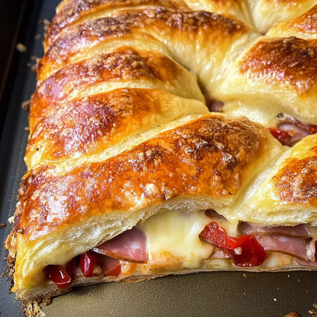 Italian Crescent Roll Sandwich Bake - Easy Party Favorite