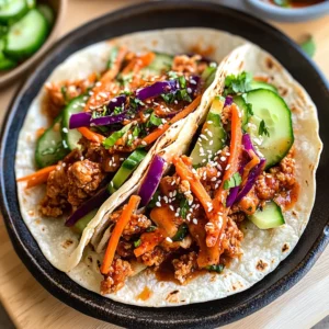 Korean Chicken Tacos Recipe