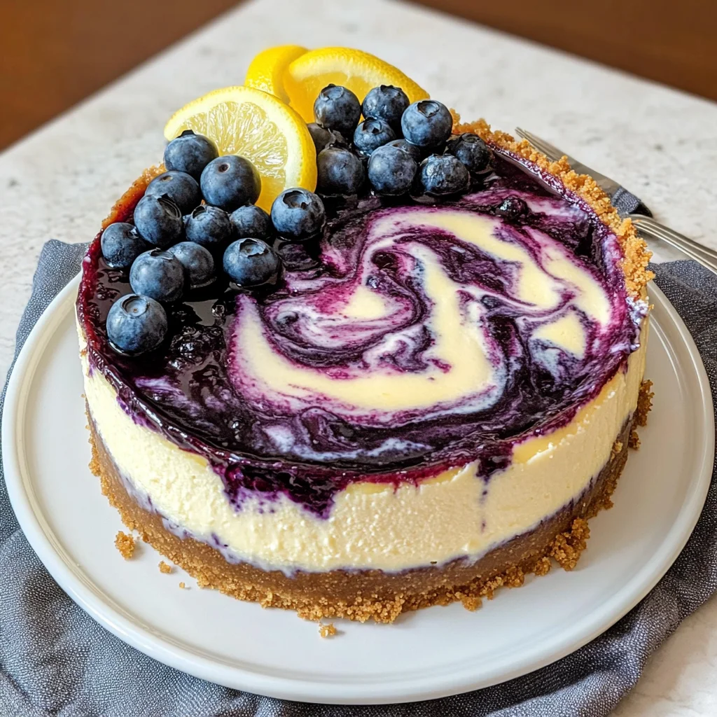 Lemon Blueberry Cheesecake