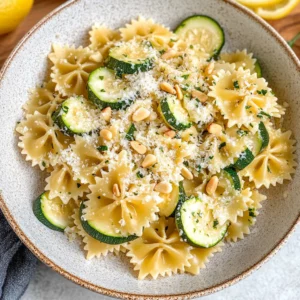 Lemon Zucchini Pasta