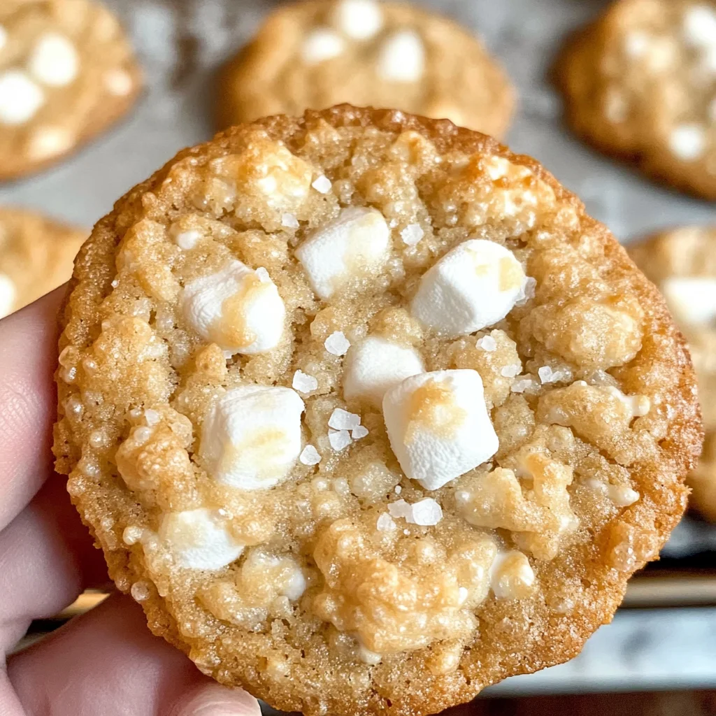 Marshmallow Crispy Cookies (Costco Copycat)