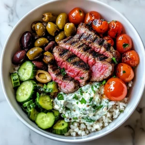 Mediterranean Steak Bowl Recipe