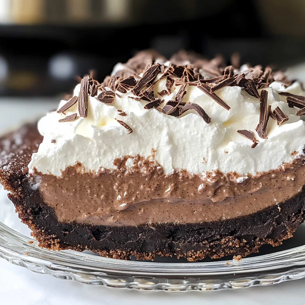 No-Bake Baileys Chocolate Pie