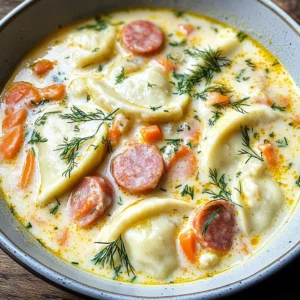 Pierogi Dill Soup