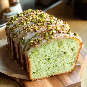 Pistachio Pudding Bread