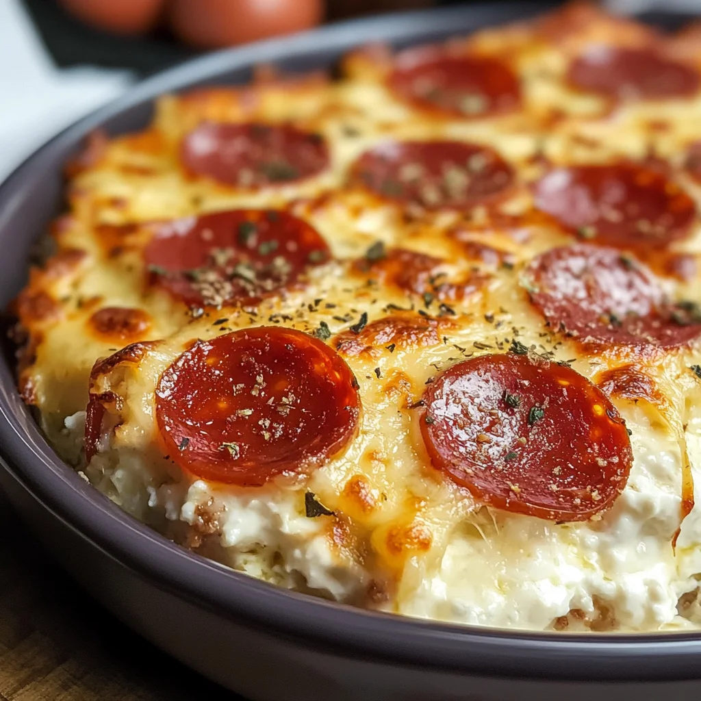 Pizza Style Cottage Cheese Bake – Easy Protein-Packed Dinner
