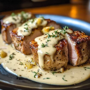 Pork Tenderloin with Dijon Cream Sauce