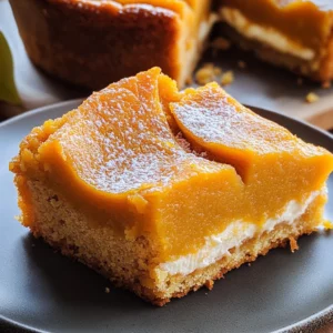 Pumpkin Gooey Butter Cake Recipe