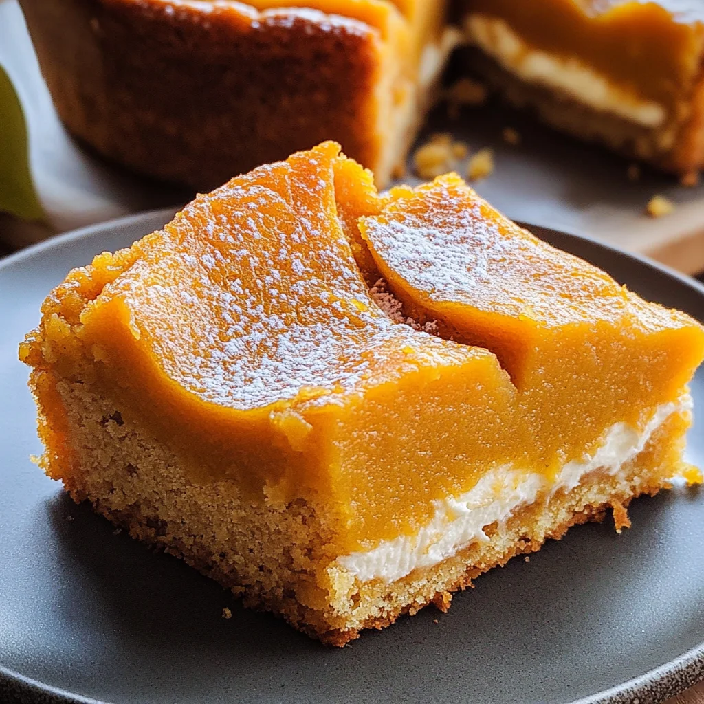 Pumpkin Gooey Butter Cake Recipe