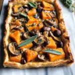 Pumpkin Sage & Mushroom Tart