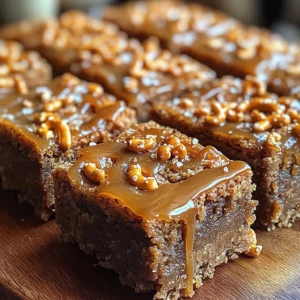 Salted Caramel Pretzel Blondies – The Perfect Sweet & Salty Treat!