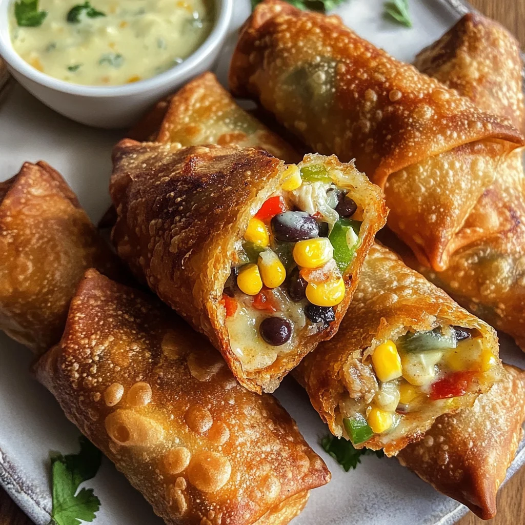 Southwest Chicken Egg Roll