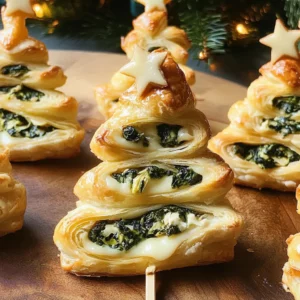 Spinach-Artichoke Christmas Tree Skewers