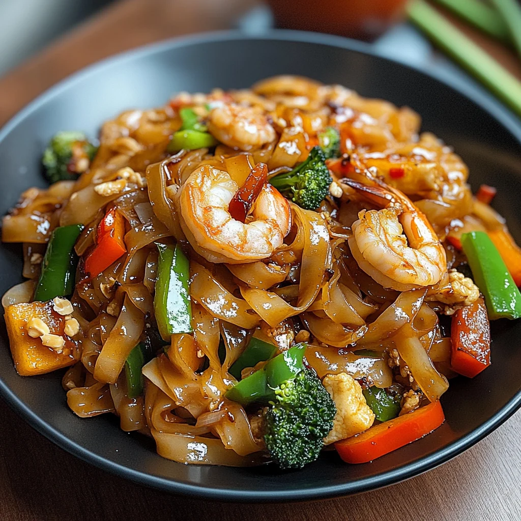 Street Style Thai Drunken Noodles