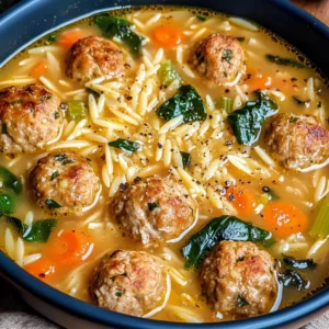 Turkey Meatball Soup