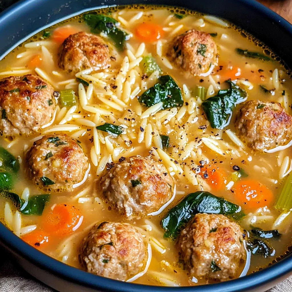 Turkey Meatball Soup