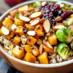 Wild Rice Harvest Bowls with Fig Balsamic Vinaigrette