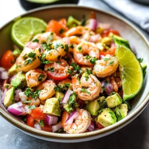 Zesty Lime Shrimp and Avocado Salad
