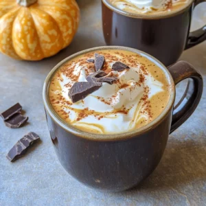 Anti-Inflammatory Pumpkin Turmeric Hot Chocolate