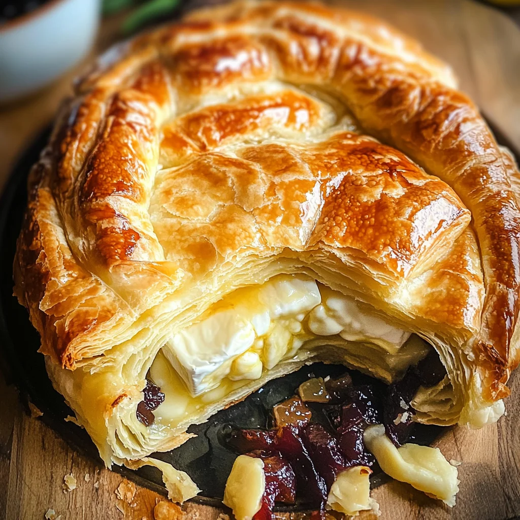 Baked Brie in Puff Pastry