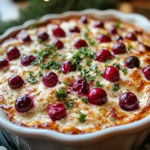 Baked Cranberry Cream Cheese Dip