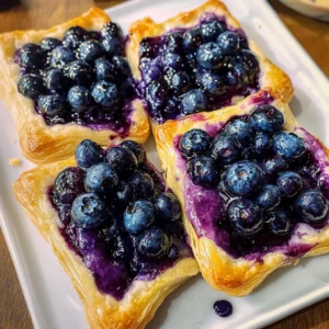 Blueberry Cream Cheese Puff Pastry