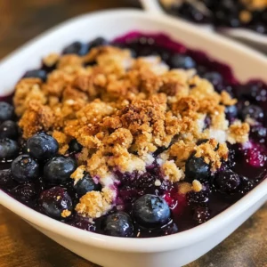 Blueberry Crisp