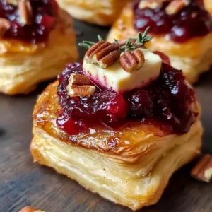 Brie and Cranberry Bites recipe