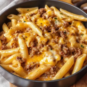 Cheeseburger Pasta
